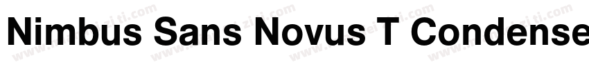 Nimbus Sans Novus T Condensed Bold字体转换